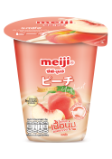 Meiji Yoghurt Peach with Nata De Coco 135 g