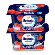 Meiji Bulgaria Set Yogurt and fruit with Strawberry 110 g. 