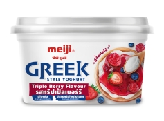 Meiji Greek Style Yoghurt Tripple Berry Flavour 500 g